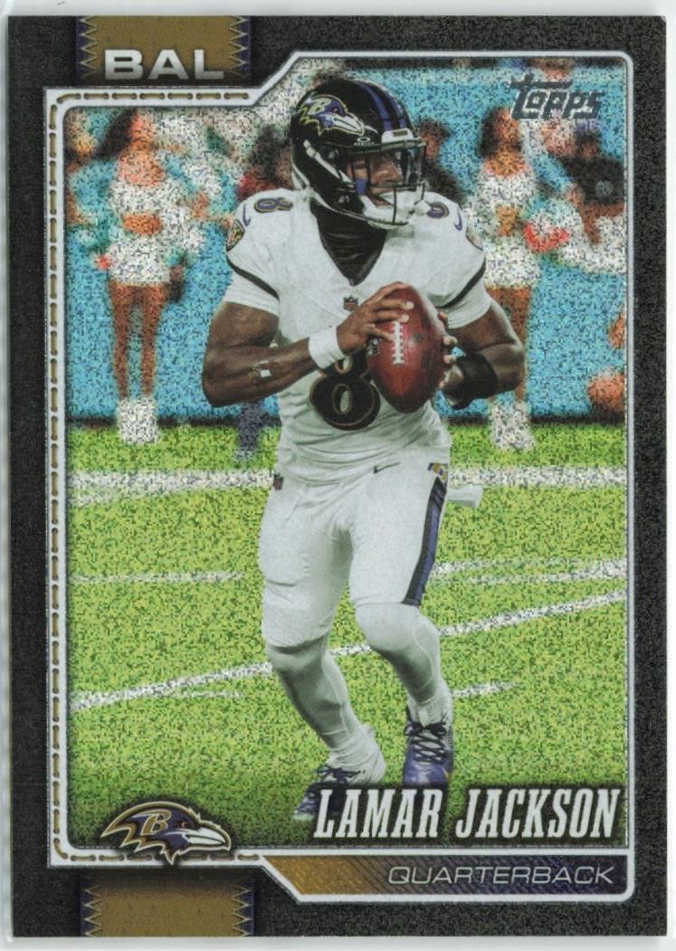 Lamar Jackson [Sandglitter Black] #13