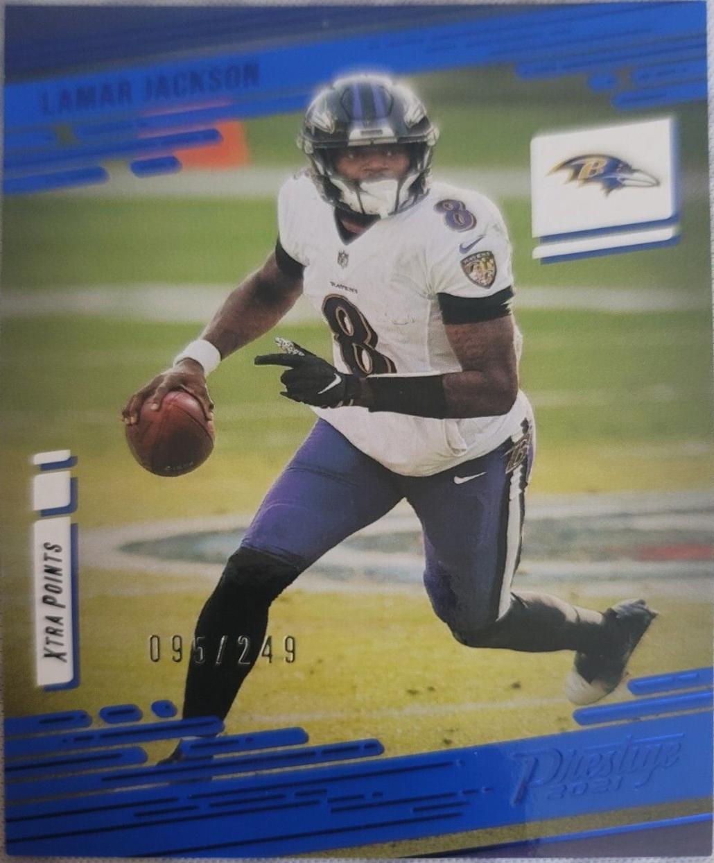 Lamar Jackson [Xtra Points Premium Blue] #22