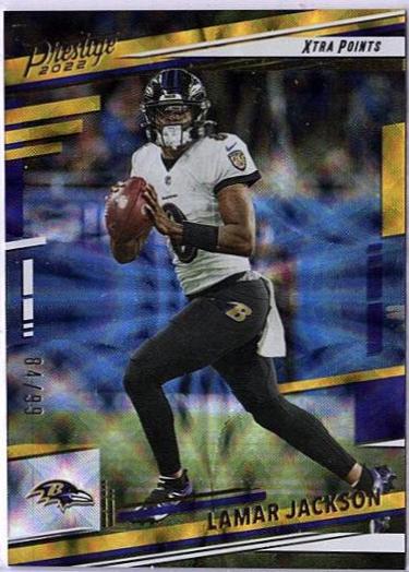 Lamar Jackson [Xtra Points Premium Gold] #22