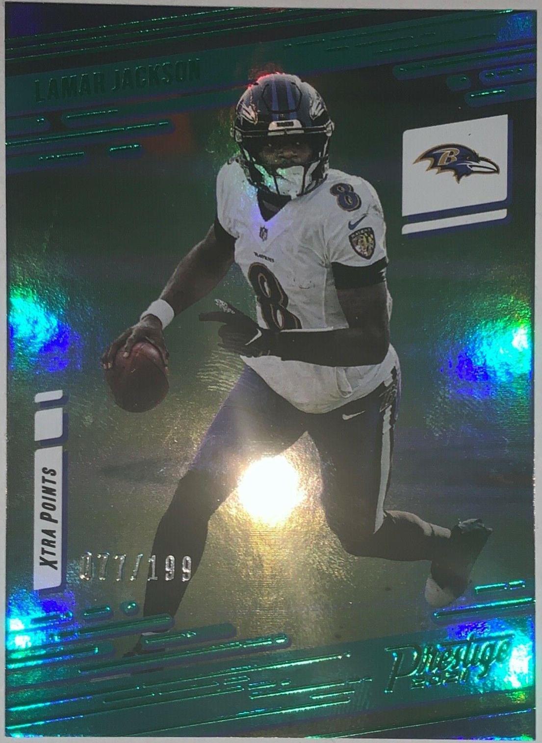 Lamar Jackson [Xtra Points Premium Green] #22