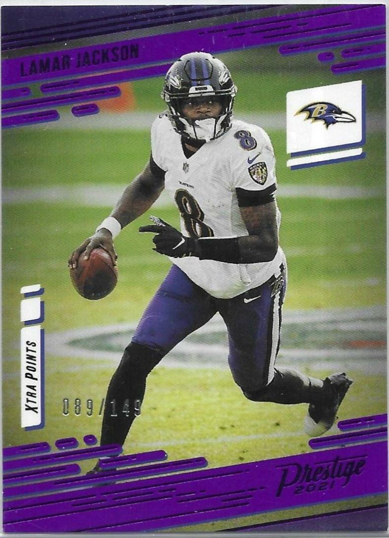 Lamar Jackson [Xtra Points Premium Purple] #22