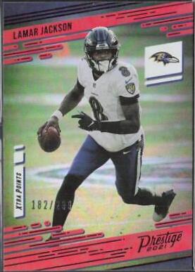 Lamar Jackson [Xtra Points Premium Red] #22