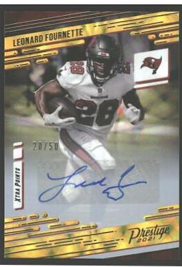 Leonard Fournette [Xtra Points Signature Premium Gold] #186