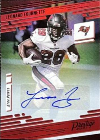 Leonard Fournette [Xtra Points Signature Premium Red] #186