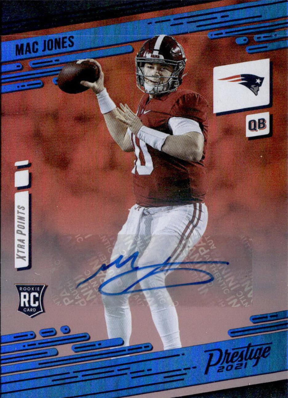 Mac Jones [Xtra Points Signature Premium Blue] #205