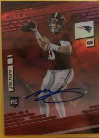 Mac Jones [Xtra Points Signature Premium Red] #205