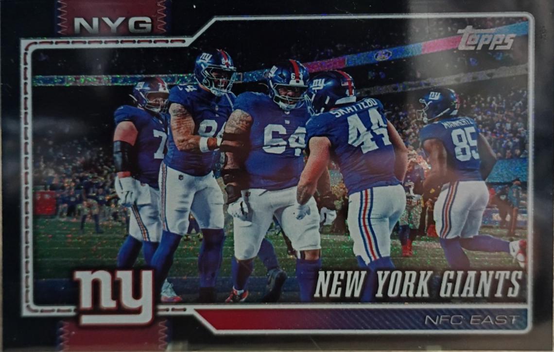 New York Giants [Sandglitter Black] #275