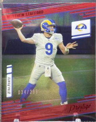 Matthew Stafford [Xtra Points Red] #97