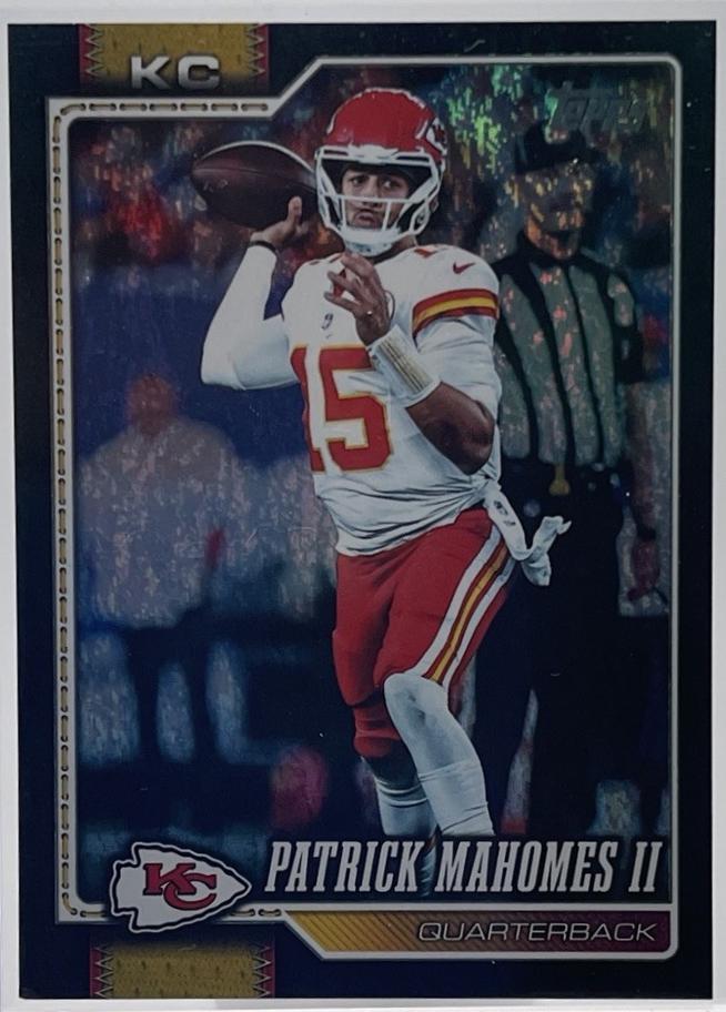 Patrick Mahomes II [Sandglitter Black] #97