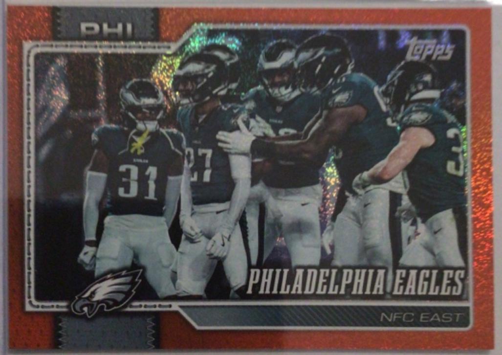 Philadelphia Eagles [Sandglitter Orange] #276