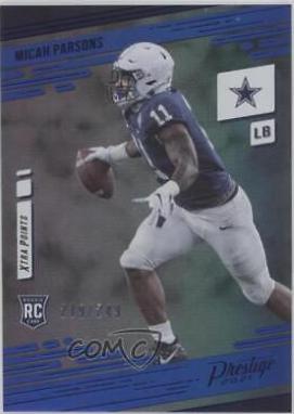 Micah Parsons [Xtra Points Premium Blue] #244