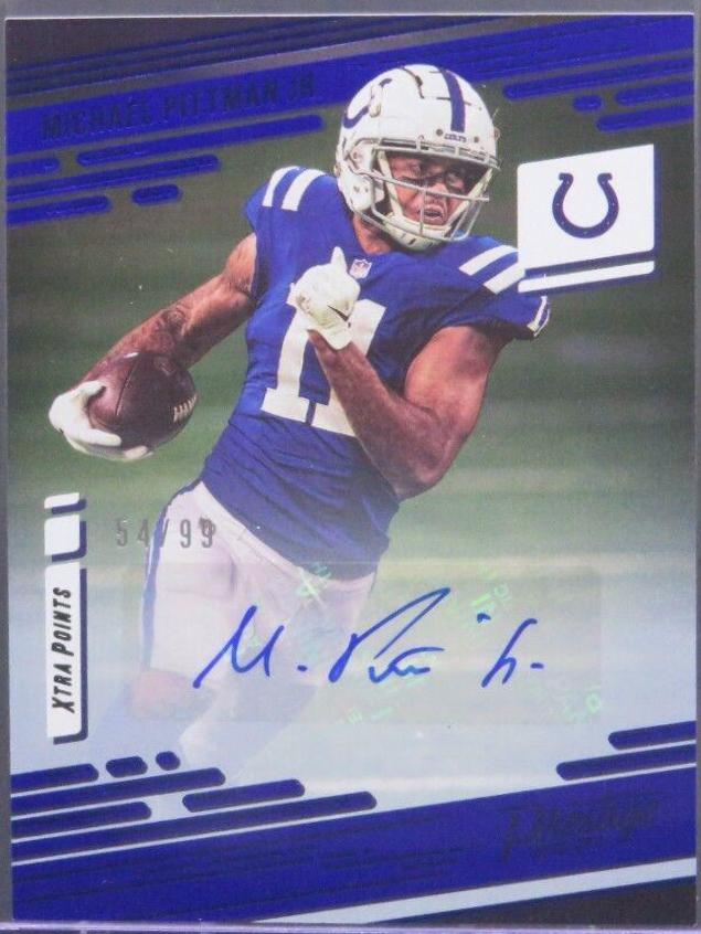 Michael Pittman Jr. [Xtra Points Signature Premium Blue] #82