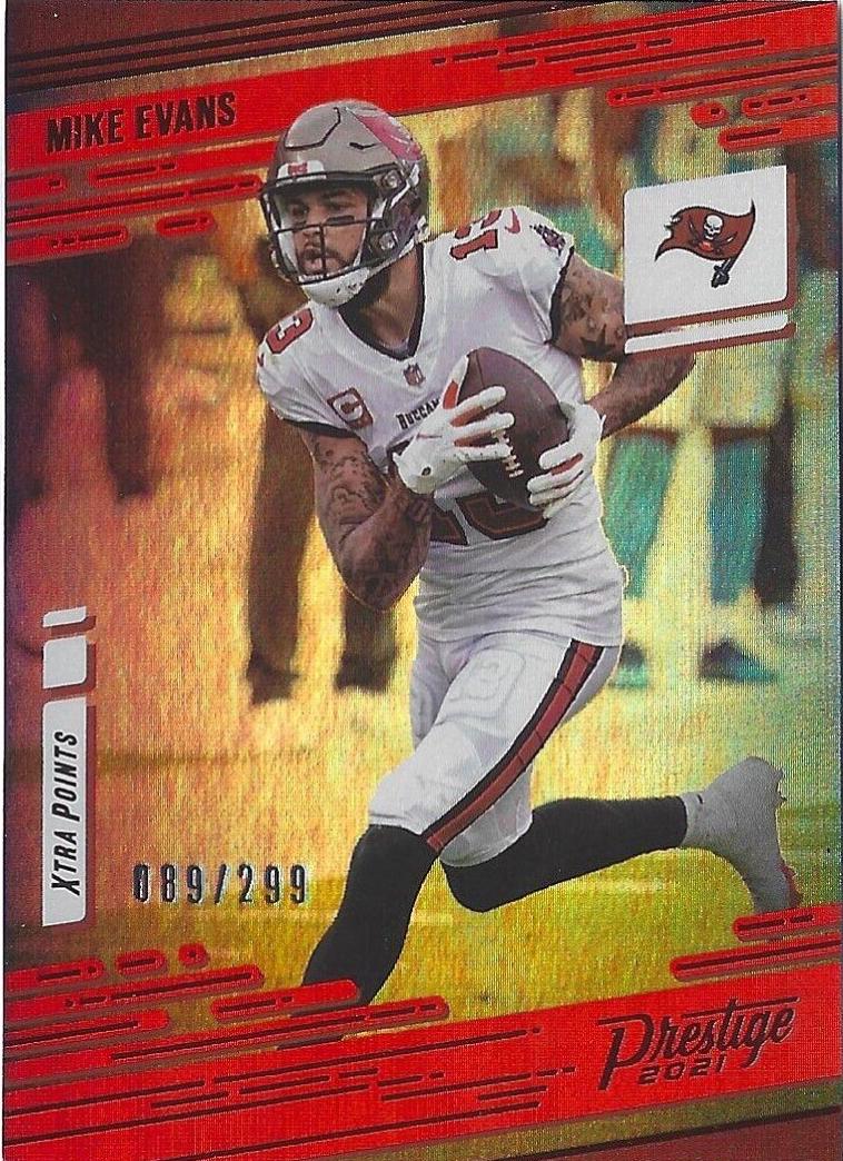 Mike Evans [Xtra Points Premium Red] #182
