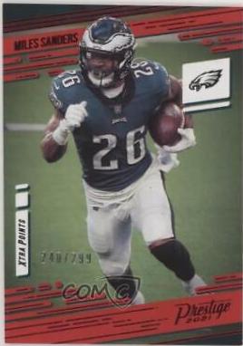 Miles Sanders [Xtra Points Red] #111