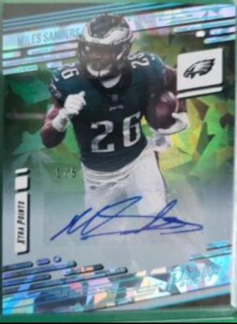 Miles Sanders [Xtra Points Signature Premium Platinum] #111