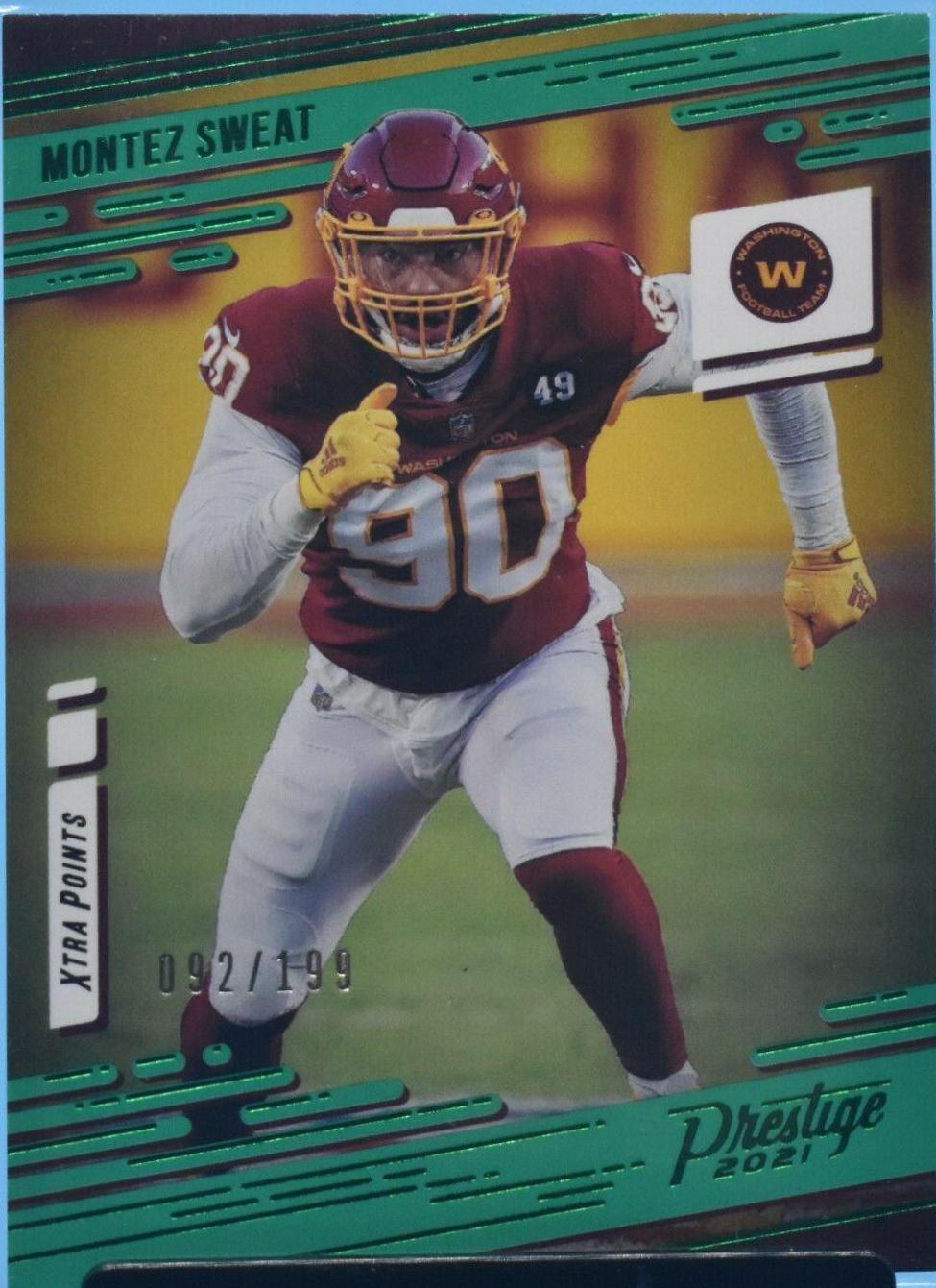 Montez Sweat [Xtra Points Green] #156