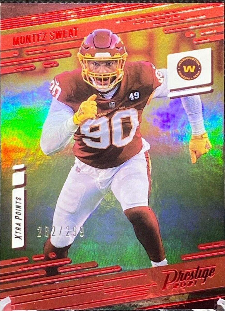 Montez Sweat [Xtra Points Premium Red] #156
