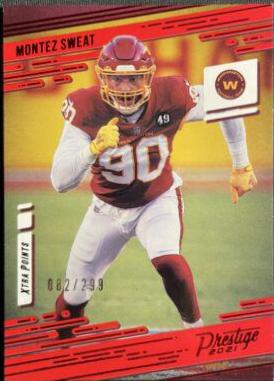 Montez Sweat [Xtra Points Red] #156