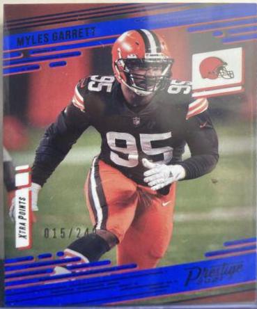 Myles Garrett [Xtra Points Premium Blue] #125
