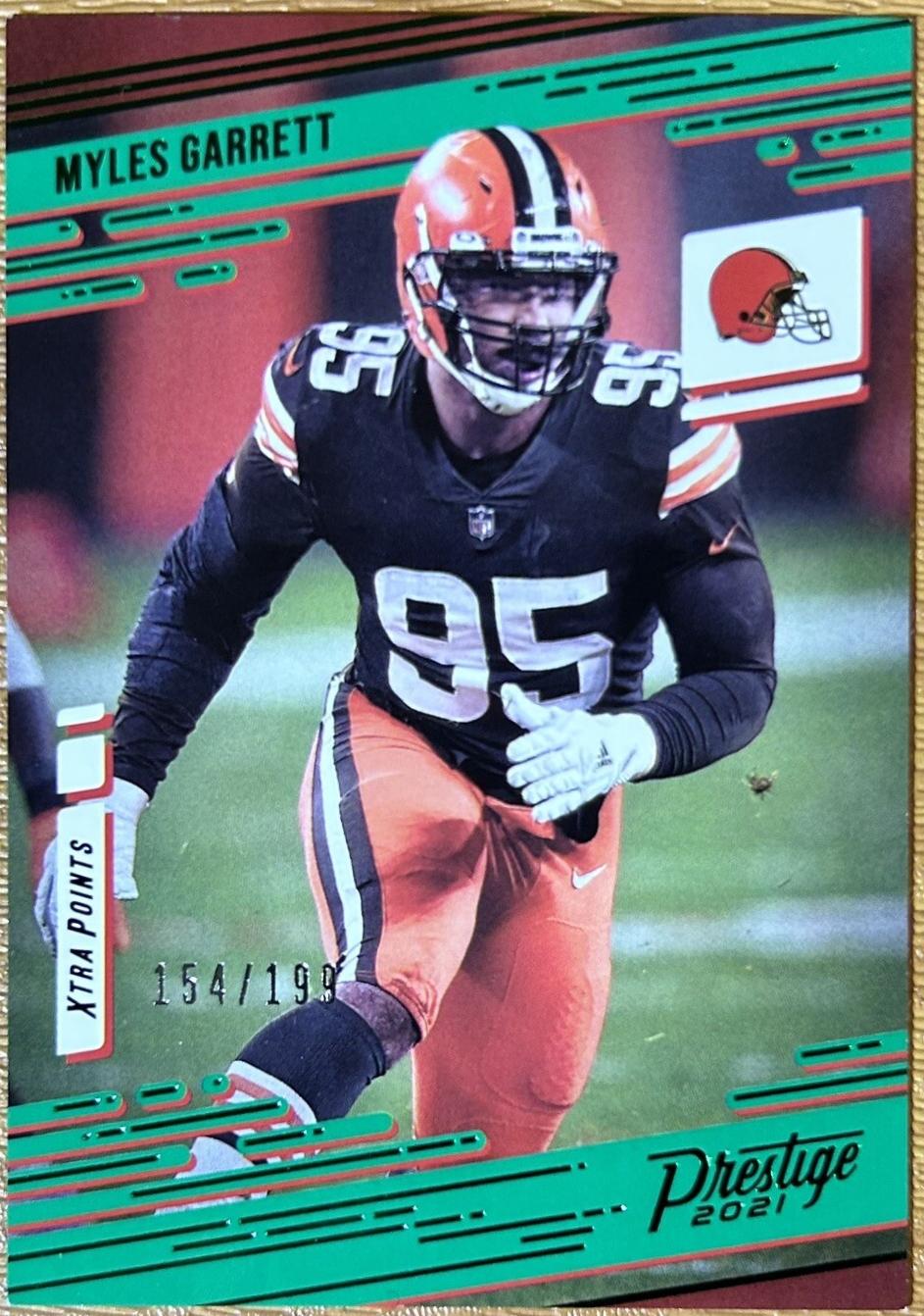 Myles Garrett [Xtra Points Premium Green] #125