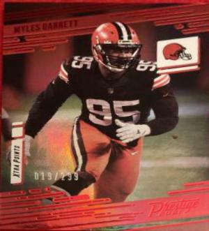 Myles Garrett [Xtra Points Premium Red] #125