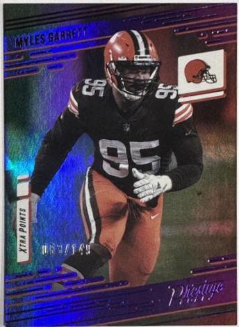 Myles Garrett [Xtra Points Purple] #125