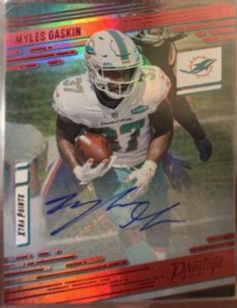 Myles Gaskin [Xtra Points Premium Red] #66