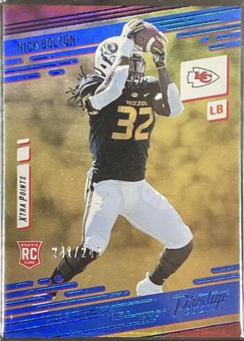 Nick Bolton [Xtra Points Premium Blue] #253