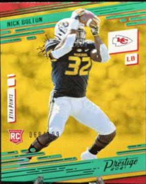 Nick Bolton [Xtra Points Premium Green] #253