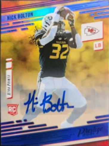 Nick Bolton [Xtra Points Signature Premium Gold] #253