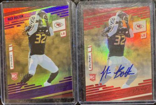 Nick Bolton [Xtra Points Signature Premium Red] #253