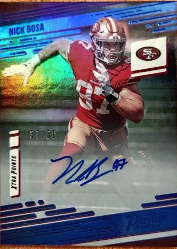 Nick Bosa [Xtra Points Blue] #149