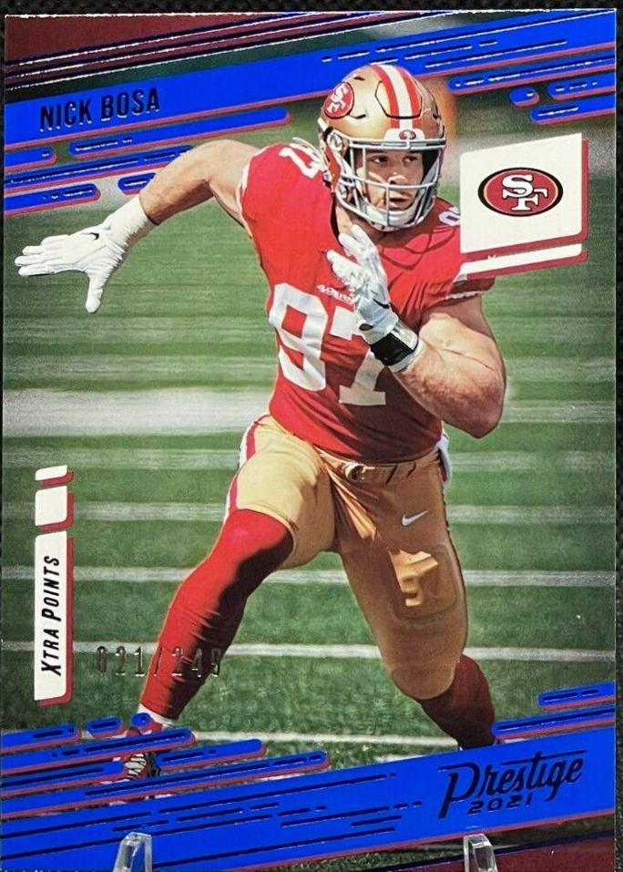 Nick Bosa [Xtra Points Premium Blue] #149