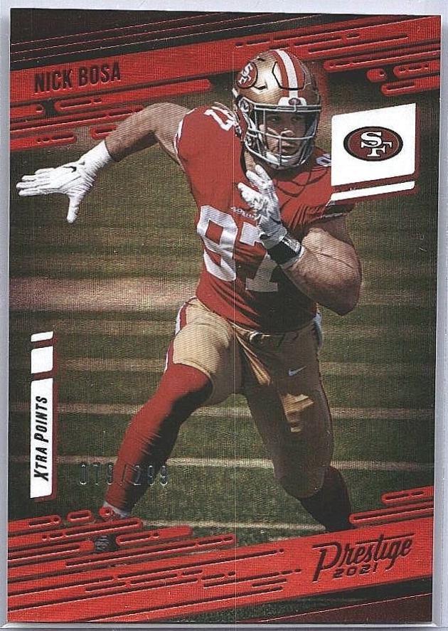 Nick Bosa [Xtra Points Premium Red] #149