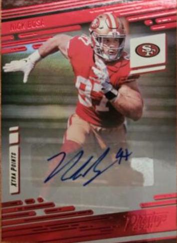Nick Bosa [Xtra Points Signature Premium Red] #149