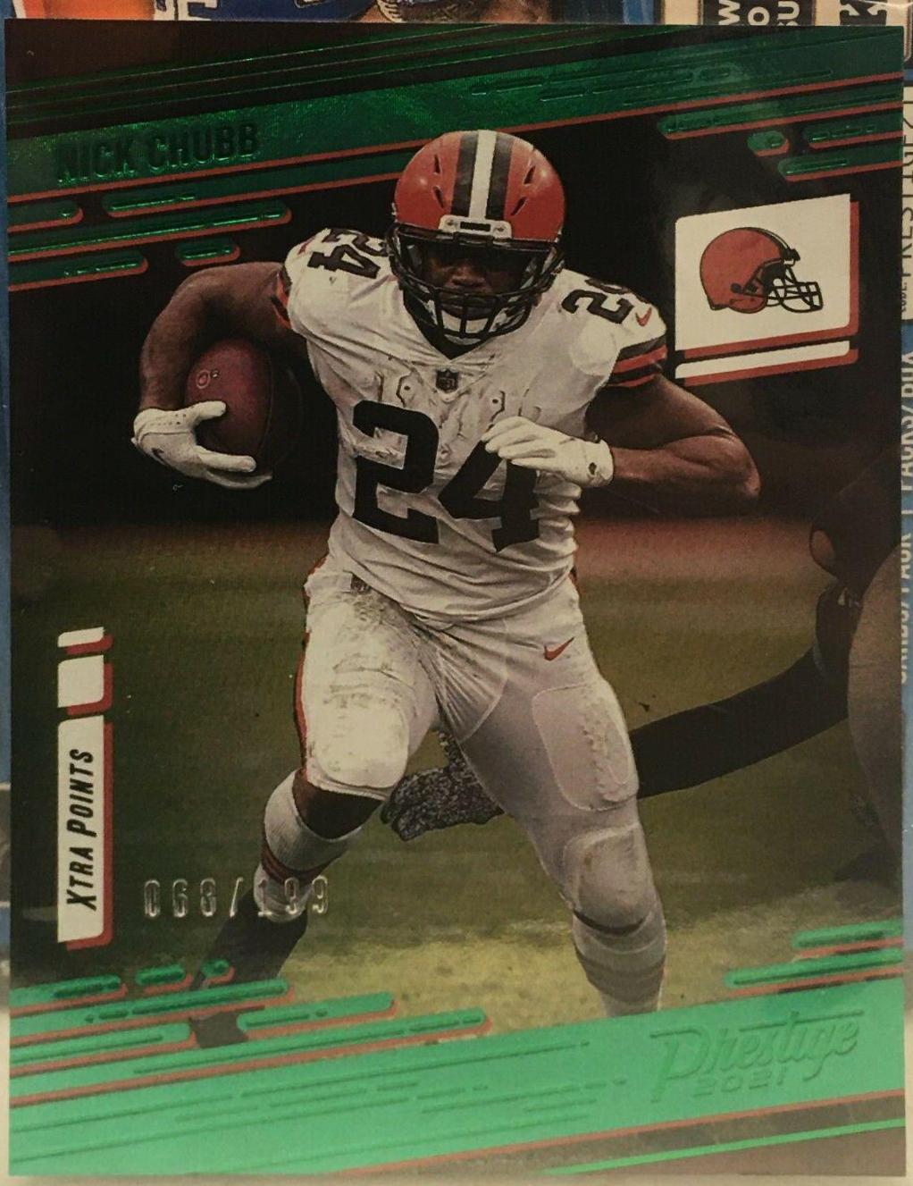 Nick Chubb [Xtra Points Hyper] #123