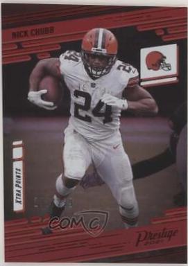 Nick Chubb [Xtra Points Premium Red] #123