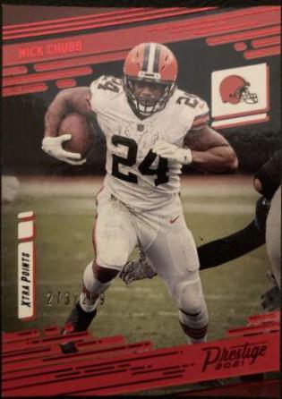 Nick Chubb [Xtra Points Red] #123