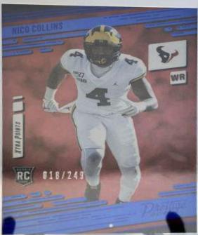 Nico Collins [Xtra Points Premium Blue] #237