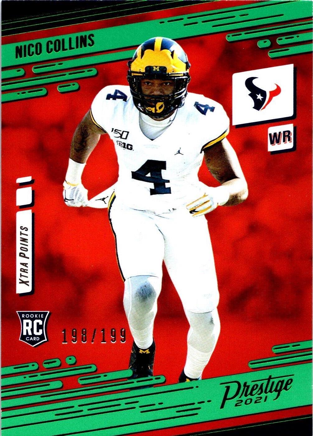 Nico Collins [Xtra Points Premium Green] #237