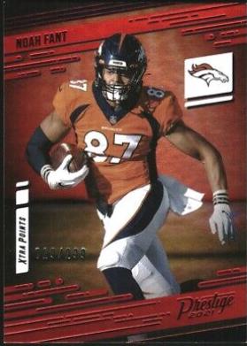 Noah Fant [Xtra Points Premium Red] #40