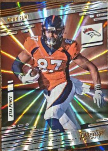 Noah Fant [Xtra Points Sunburst] #40