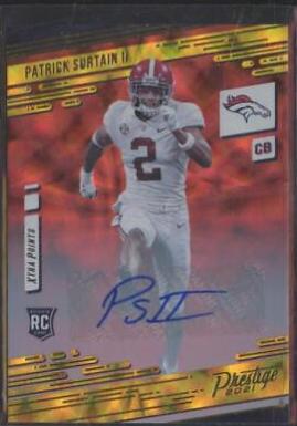 Patrick Surtain II [Xtra Points Signature Premium Gold] #245