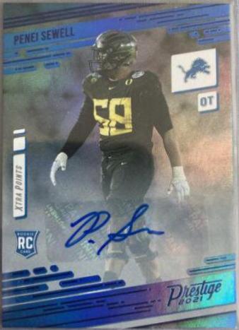 Penei Sewell [Xtra Points Signature Premium Blue] #243
