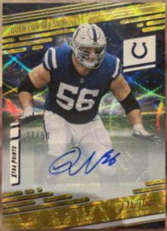 Quenton Nelson [Xtra Points Signature Premium Gold] #83
