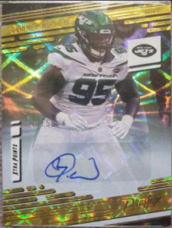 Quinnen Williams [Xtra Points Signature Premium Gold] #168