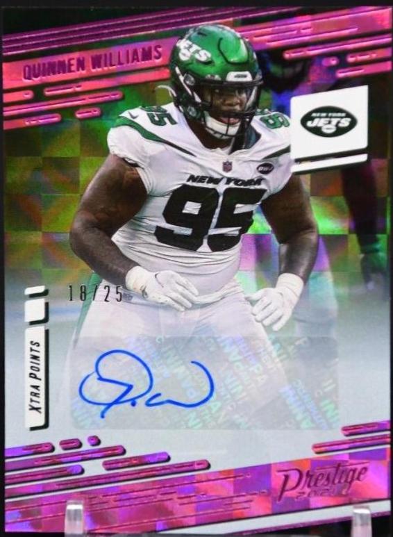 Quinnen Williams [Xtra Points Signature Premium Pink] #168