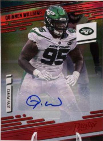 Quinnen Williams [Xtra Points Signature Premium Red] #168