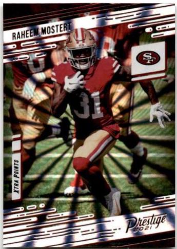 Raheem Mostert [Xtra Points Sunburst] #148