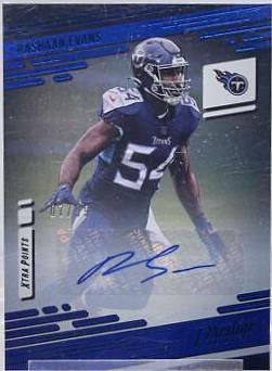 Rashaan Evans [Xtra Points Signature Premium Blue] #180